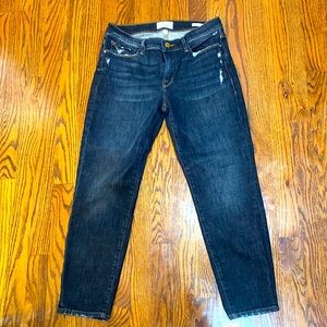 Frame Le Garçon Boyfriend crop jeans Covant 27 EUC